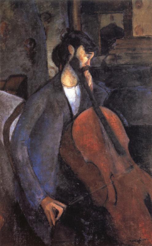 Amedeo Modigliani The Cellist Sweden oil painting art